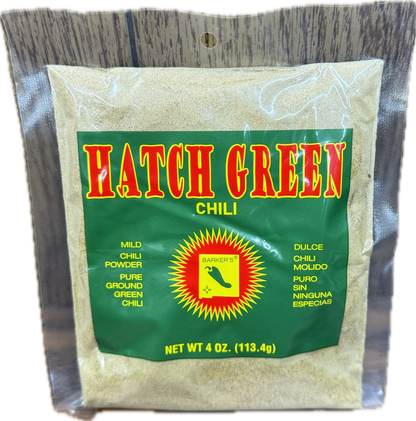 Barkers Hatch Green Chili Powder 4oz