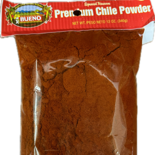 Bueno Premium Chile Powder Medium Hot 12oz