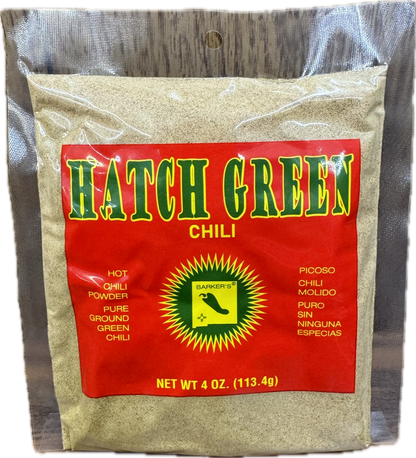 Barkers Hatch Green Chili Powder 4oz
